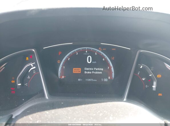 2HGFC2F89LH511671 2020 HONDA CIVIC Gray Widok tylnych siedzeń