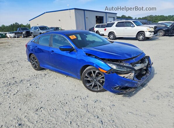 2HGFC2F89LH518927 2020 HONDA CIVIC Blue Առջևի աջ