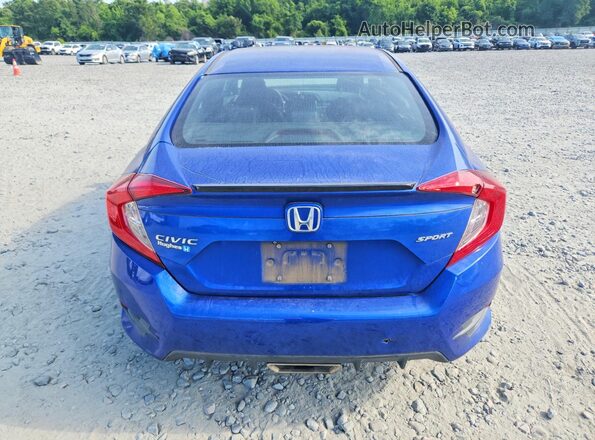 2HGFC2F89LH518927 2020 HONDA CIVIC Blue Հետևի տեսք