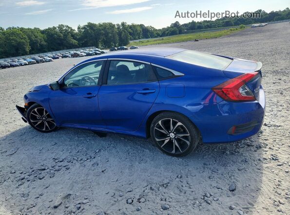 2HGFC2F89LH518927 2020 HONDA CIVIC Blue Հետևի ձախ