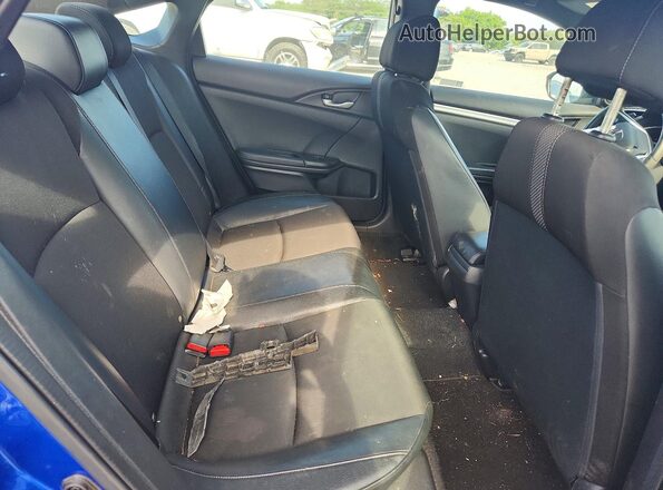 2HGFC2F89LH518927 2020 HONDA CIVIC Blue Հետևի նստատեղերի տեսք