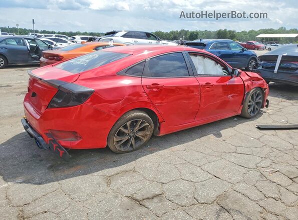 2HGFC2F89LH582675 2020 HONDA CIVIC Red უკანა მარჯვენა