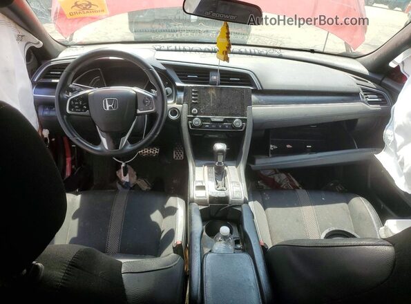 2HGFC2F89LH582675 2020 HONDA CIVIC Red წინა პანელის ხედი