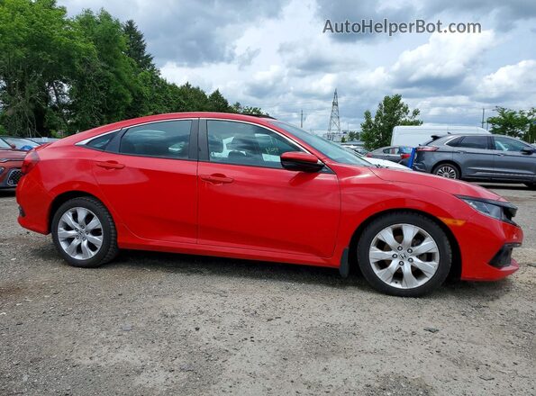 2HGFC2F89MH012824 2021 HONDA CIVIC Red Передня права чверть