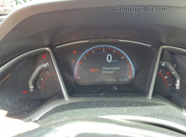 2HGFC2F89MH012824 2021 HONDA CIVIC Red Вид щитка приладів