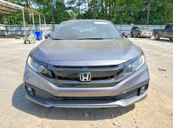 2HGFC2F89MH528407 2021 HONDA CIVIC Gray Вид спереду