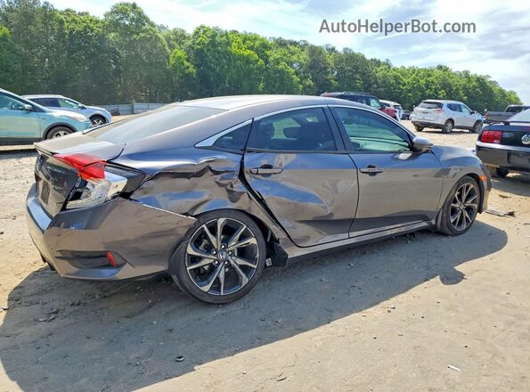 2HGFC2F89MH528407 2021 HONDA CIVIC Gray Задня права чверть