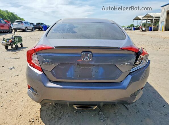 2HGFC2F89MH528407 2021 HONDA CIVIC Gray Вид ззаду