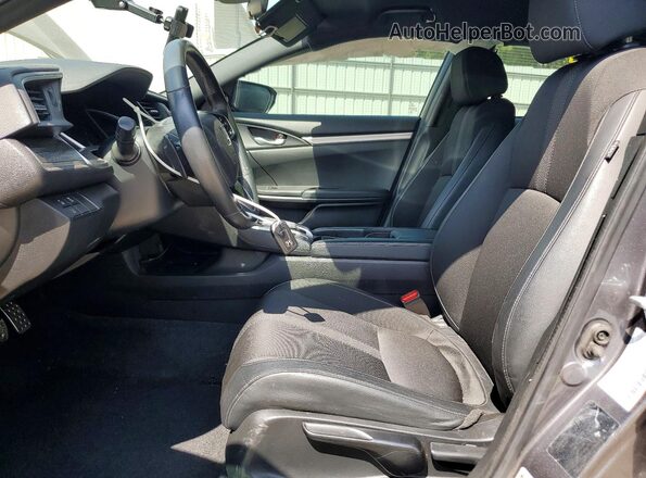 2HGFC2F89MH528407 2021 HONDA CIVIC Gray Вид салону спереду