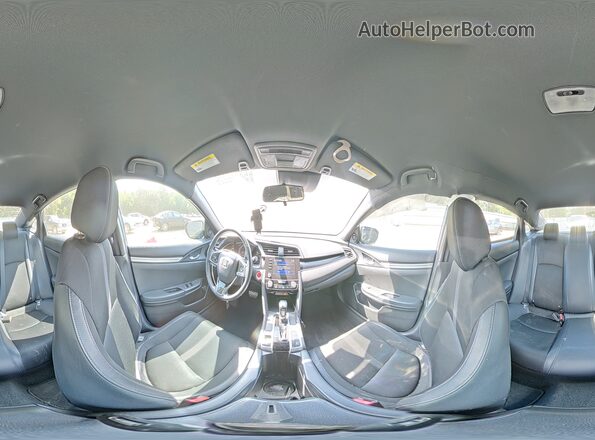 2HGFC2F89MH528407 2021 HONDA CIVIC Gray Вид наклейки з VIN-кодом