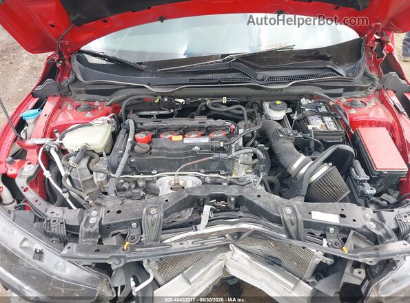2HGFC2F89MH537110 2021 HONDA CIVIC Red Vista trasera