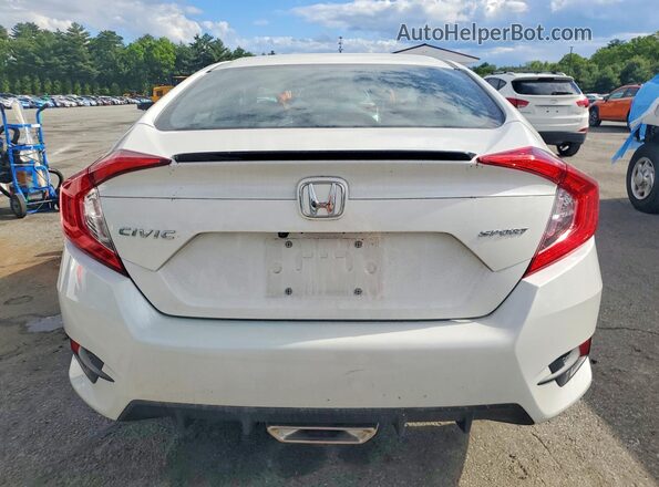 2HGFC2F89MH541481 2021 HONDA CIVIC White უკანა ხედი