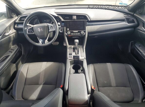 2HGFC2F89MH541481 2021 HONDA CIVIC White წინა პანელის ხედი