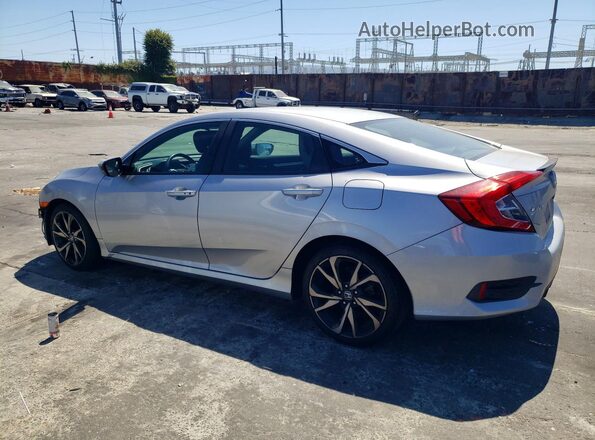 2HGFC2F8XKH526713 2019 HONDA CIVIC Серебряный Задняя левая четверть