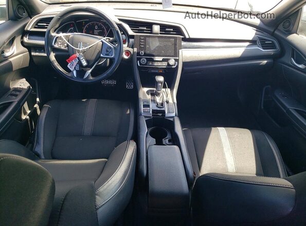 2HGFC2F8XKH526713 2019 HONDA CIVIC Серебряный Вид панели приборов