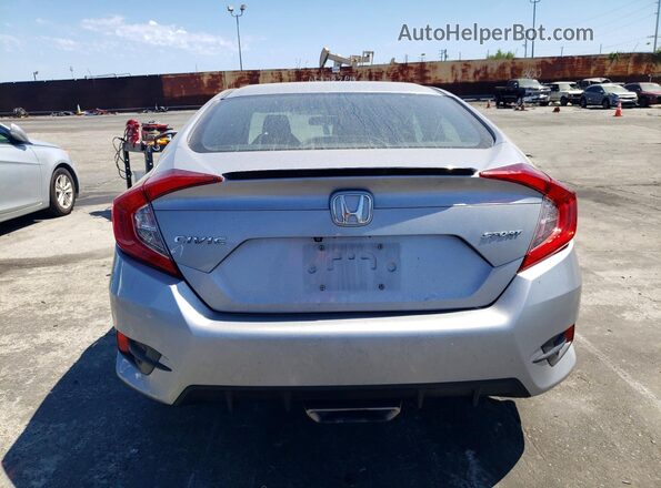 2HGFC2F8XKH526713 2019 HONDA CIVIC Серебряный Вид сзади