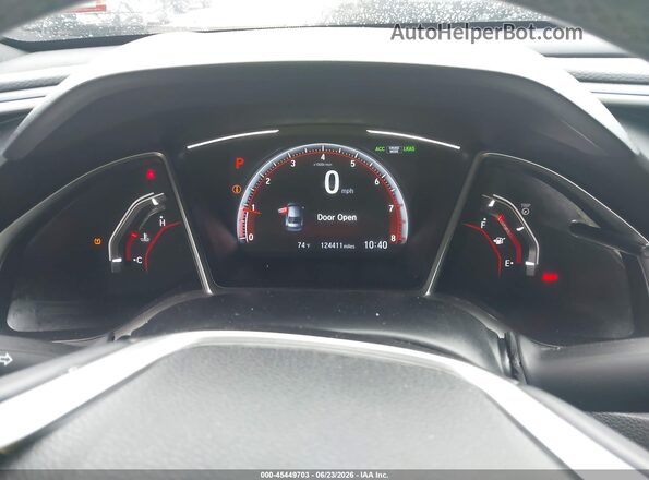2HGFC2F8XKH562031 2019 HONDA CIVIC Gray Вид задніх сидінь