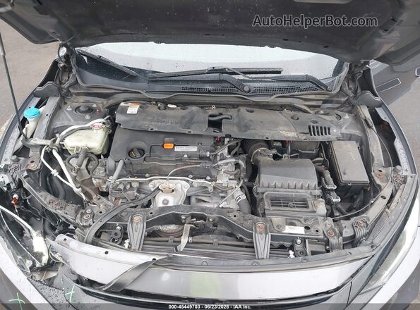 2HGFC2F8XKH562031 2019 HONDA CIVIC Gray Вид ззаду
