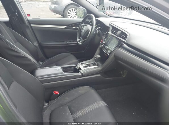 2HGFC2F8XKH562031 2019 HONDA CIVIC Gray Вид салону спереду