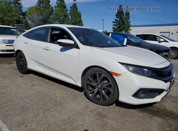 2HGFC2F8XKH586961 2019 HONDA CIVIC White 