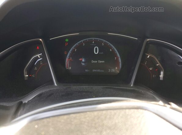 2HGFC2F8XKH586961 2019 HONDA CIVIC White 
