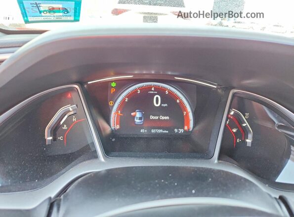 2HGFC2F8XLH543187 2020 HONDA CIVIC Красный Вид щитка приборов