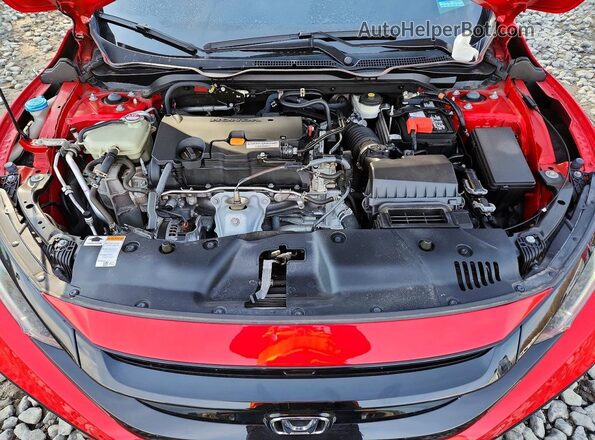 2HGFC2F8XLH543187 2020 HONDA CIVIC Красный Вид задней части салона