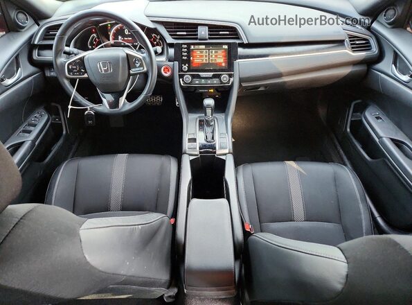 2HGFC2F8XLH543187 2020 HONDA CIVIC Красный Вид панели приборов