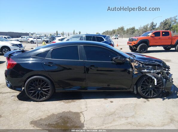 2HGFC2F8XLH572883 2020 HONDA CIVIC Black Սալոնի հետևի տեսք