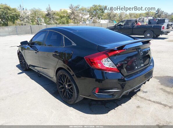 2HGFC2F8XLH572883 2020 HONDA CIVIC Black Հետևի ձախ