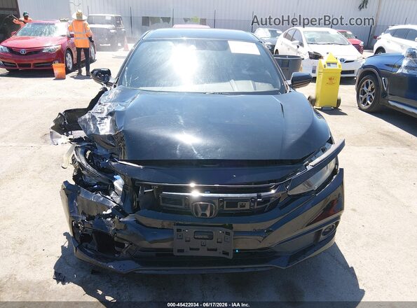 2HGFC2F8XLH572883 2020 HONDA CIVIC Black Սարքավորումների վահանակի տեսք