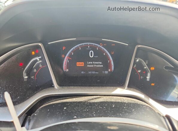 2HGFC2F8XLH585682 2020 HONDA CIVIC White Սարքավորումների վահանակի տեսք