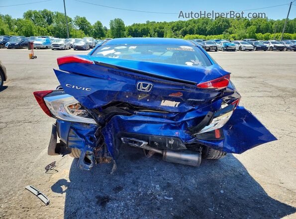 2HGFC2F8XMH505072 2021 HONDA CIVIC Blue Vista trasera