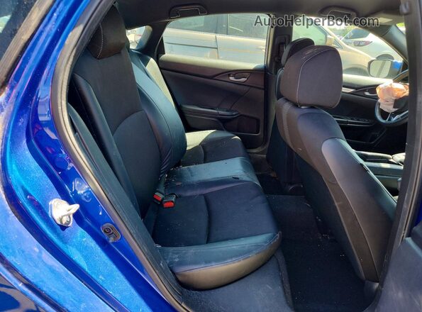 2HGFC2F8XMH505072 2021 HONDA CIVIC Blue Vista de los asientos traseros