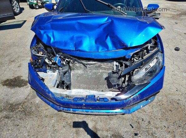 2HGFC2F8XMH505072 2021 HONDA CIVIC Blue Vista interior trasera