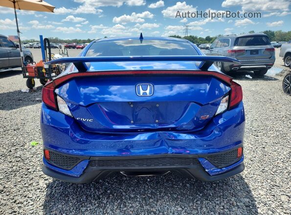 2HGFC3A51LH753633 2020 HONDA CIVIC Blue Вид ззаду