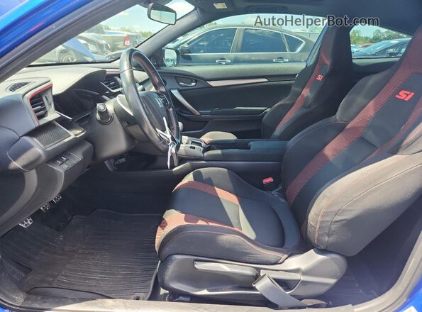 2HGFC3A51LH753633 2020 HONDA CIVIC Blue Вид салону спереду