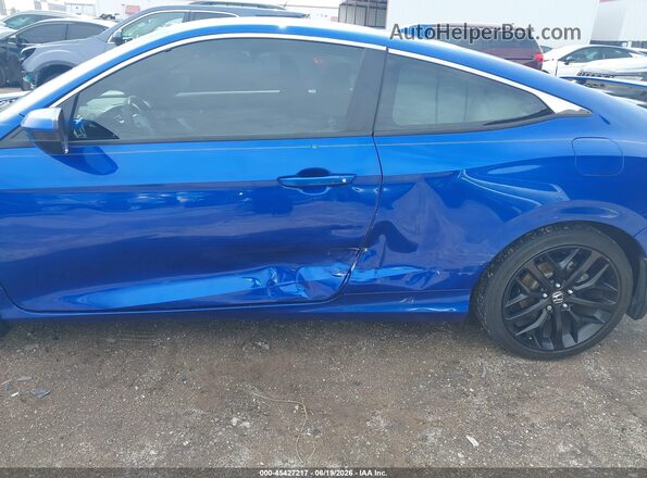 2HGFC3A52LH752264 2020 HONDA CIVIC Blue Front view