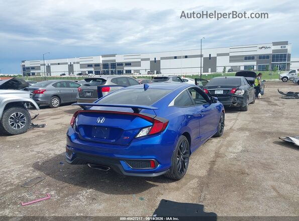 2HGFC3A52LH752264 2020 HONDA CIVIC Blue Rear right