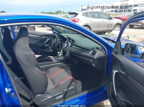 2HGFC3A52LH752264 2020 HONDA CIVIC Blue Front interior view