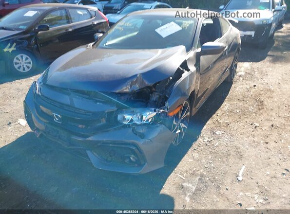 2HGFC3A53JH757440 2018 HONDA CIVIC Серый Вид спереди