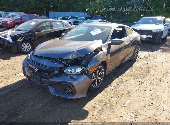 2HGFC3A53JH757440 2018 HONDA CIVIC Серый Передняя левая четверть