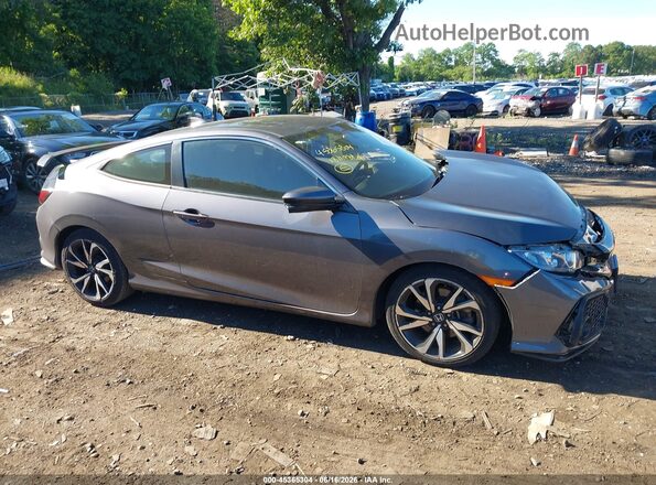 2HGFC3A53JH757440 2018 HONDA CIVIC Серый Вид задней части салона