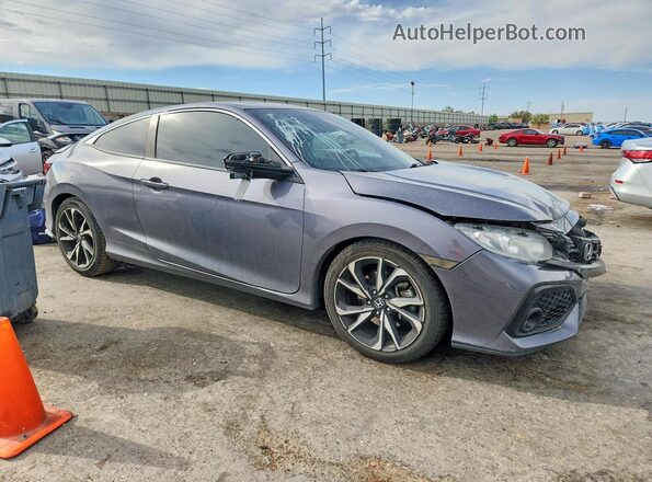 2HGFC3A53KH755530 2019 HONDA CIVIC Gray Przód prawy