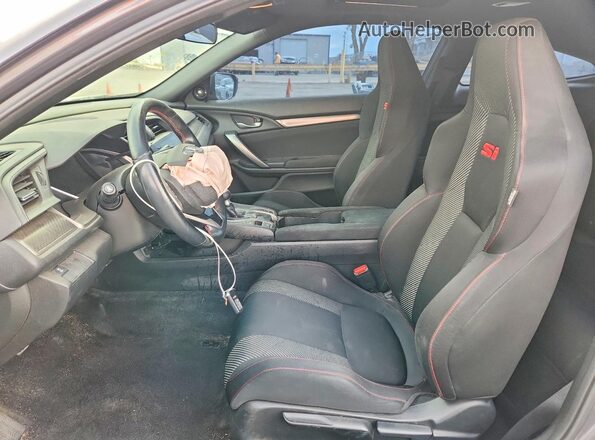 2HGFC3A53KH755530 2019 HONDA CIVIC Gray Widok wnętrza z przodu