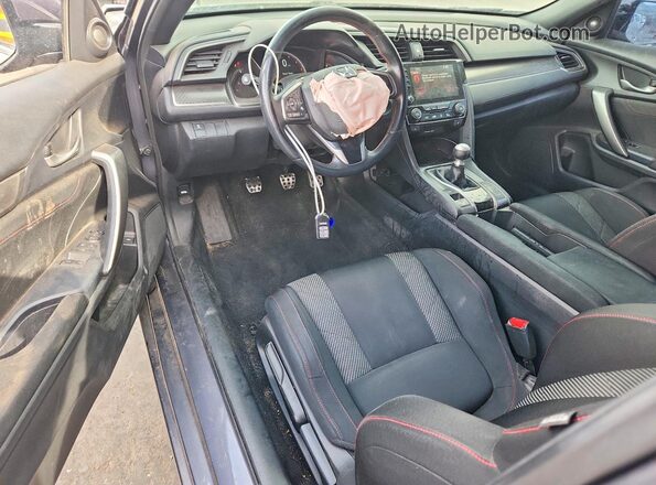 2HGFC3A53KH755530 2019 HONDA CIVIC Gray Widok deski rozdzielczej