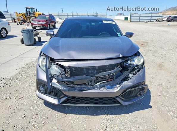 2HGFC3A54JH756636 2018 HONDA CIVIC Gray Вид спереду