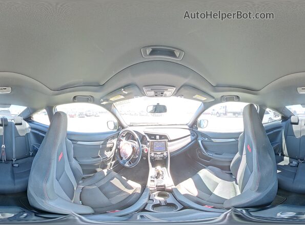 2HGFC3A54JH756636 2018 HONDA CIVIC Gray Вид наклейки з VIN-кодом