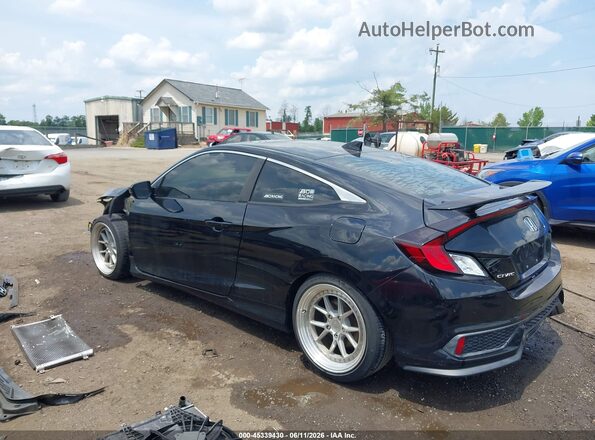 2HGFC3A54JH757740 2018 HONDA CIVIC Black უკანა მარცხენა