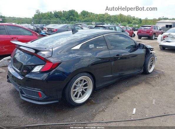 2HGFC3A54JH757740 2018 HONDA CIVIC Black უკანა მარჯვენა